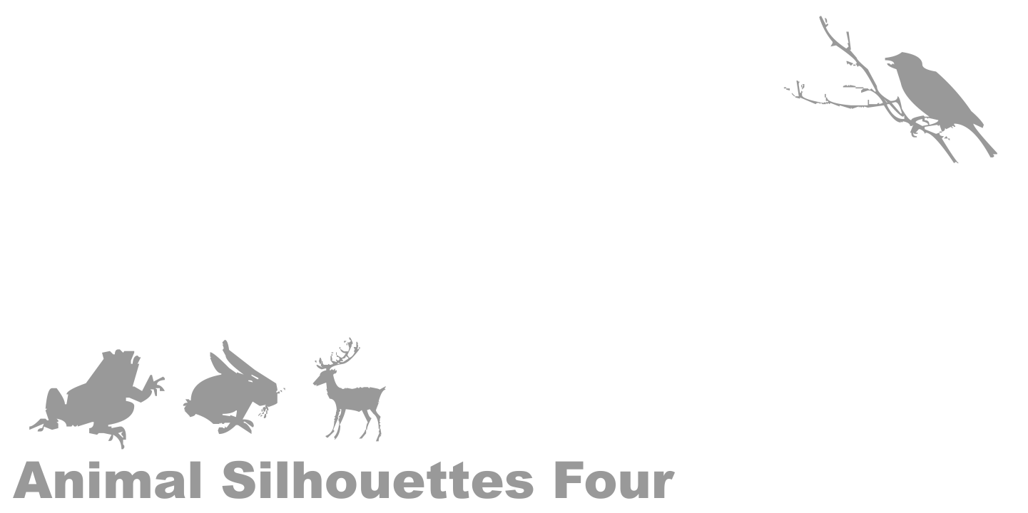 Animal Silhouettes Four